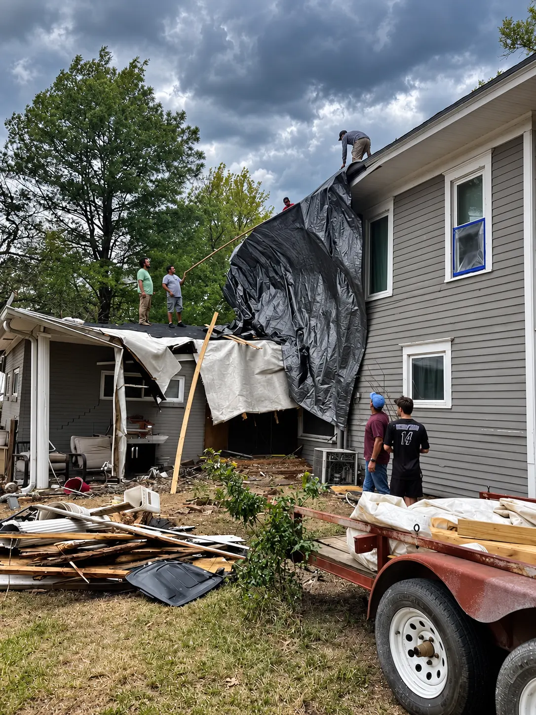 Roofing and construction project serving White Hall, Arkansas