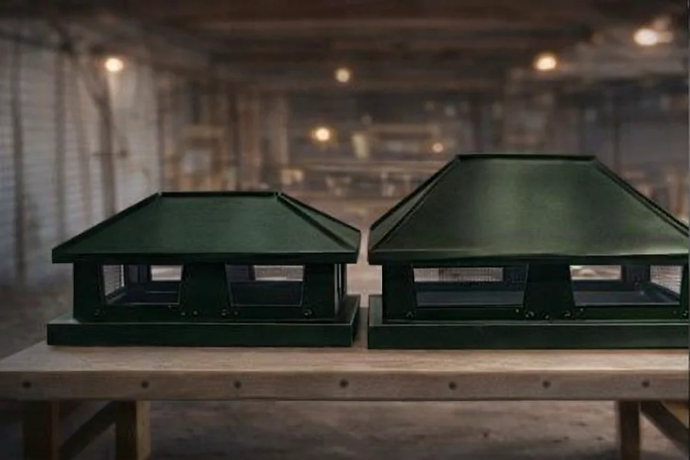 Custom fabricated roof vents by Herring Roofing Custom fabricated roof vents by Herring Roofing