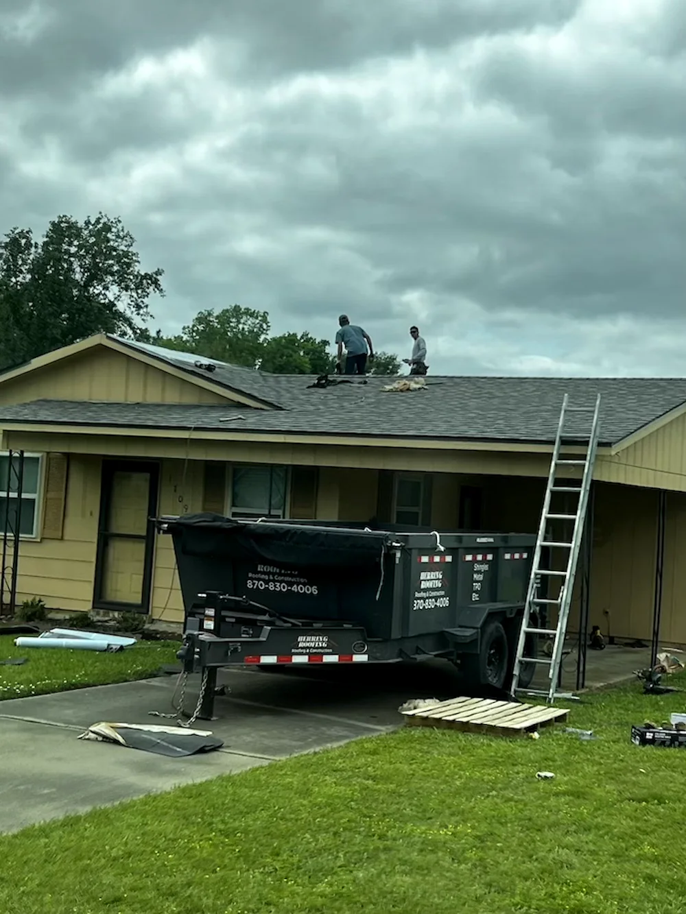 Asphalt shingle installation by Herring Roofing 13 Asphalt shingle installation by Herring Roofing 13