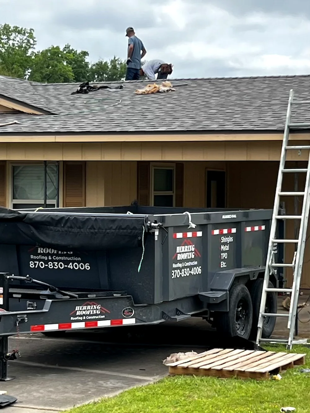 Asphalt shingle installation by Herring Roofing 15 Asphalt shingle installation by Herring Roofing 15